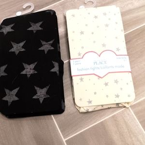 Childrens Place Brand new Girls tights (2) pairs